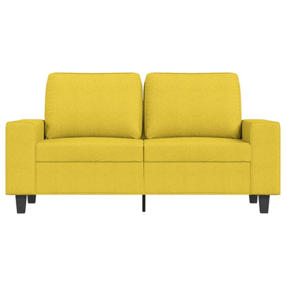 Tweezitsbank Stof 120 cm Lichtgeel