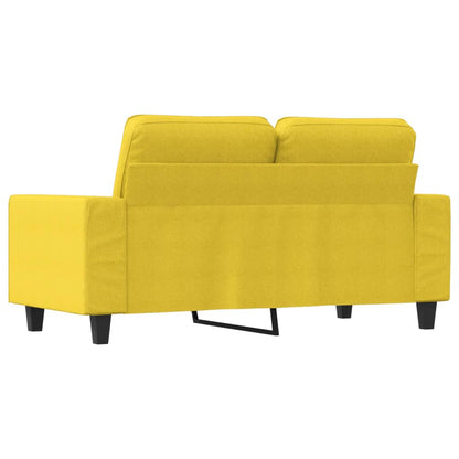 Tweezitsbank Stof 120 cm Lichtgeel