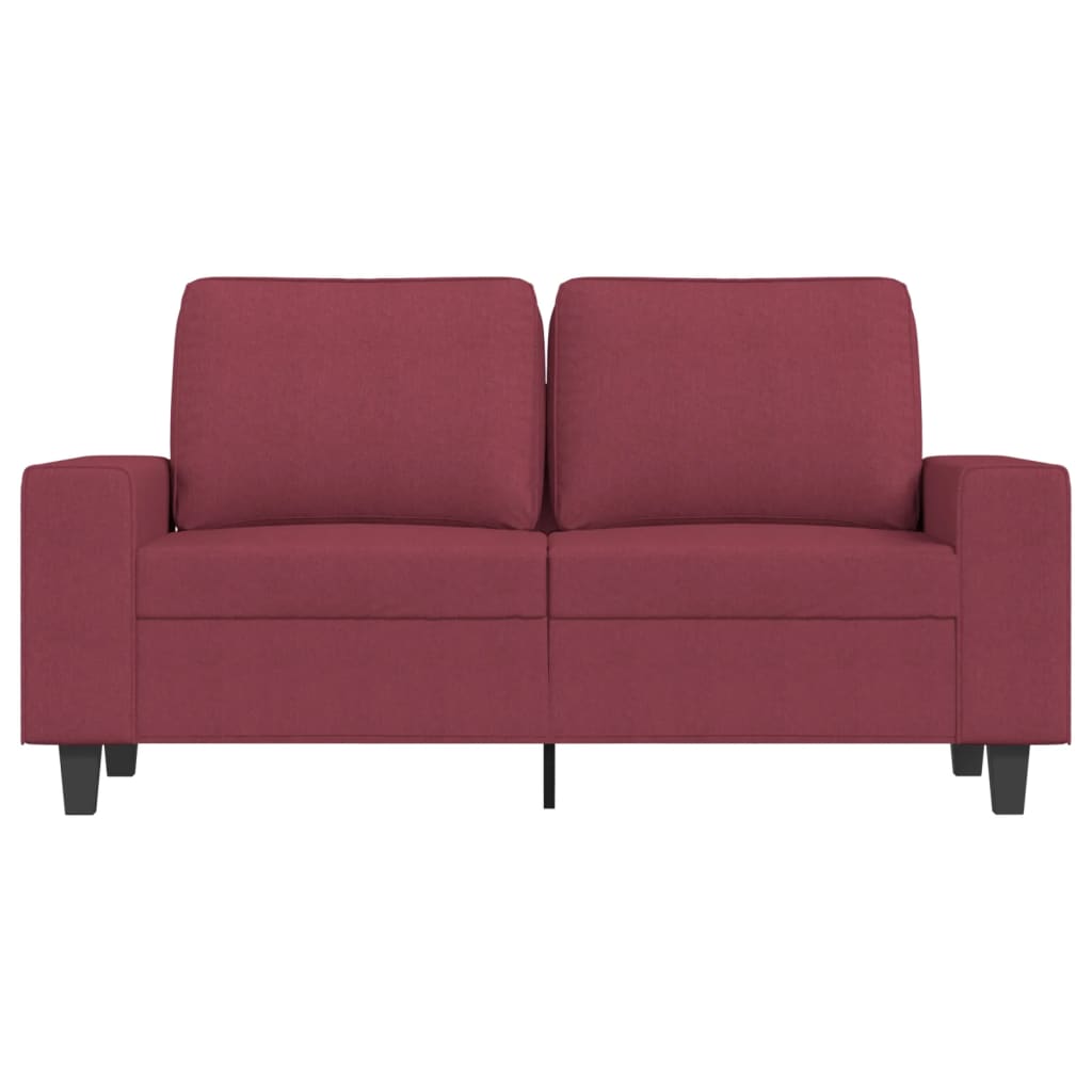 Tweezitsbank Stof 120 cm Wijnrood
