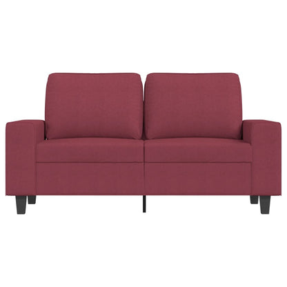 Tweezitsbank Stof 120 cm Wijnrood