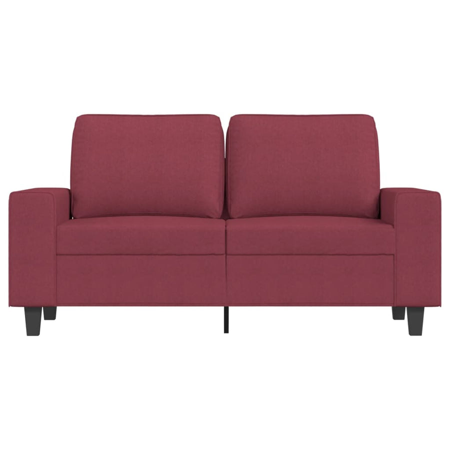 Tweezitsbank Stof 120 cm Wijnrood