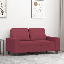 Tweezitsbank Stof 120 cm Wijnrood