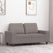 Tweezitsbank 120 cm stof taupe