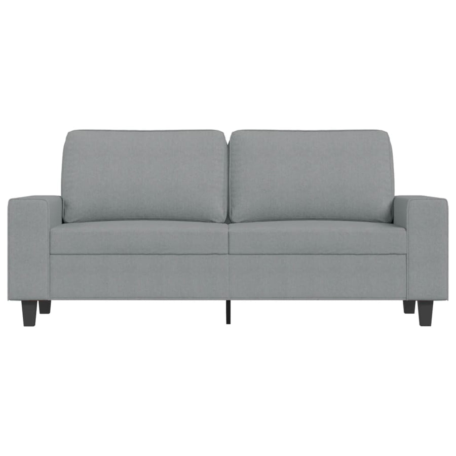Tweezitsbank Stof 140 cm Lichtgrijs