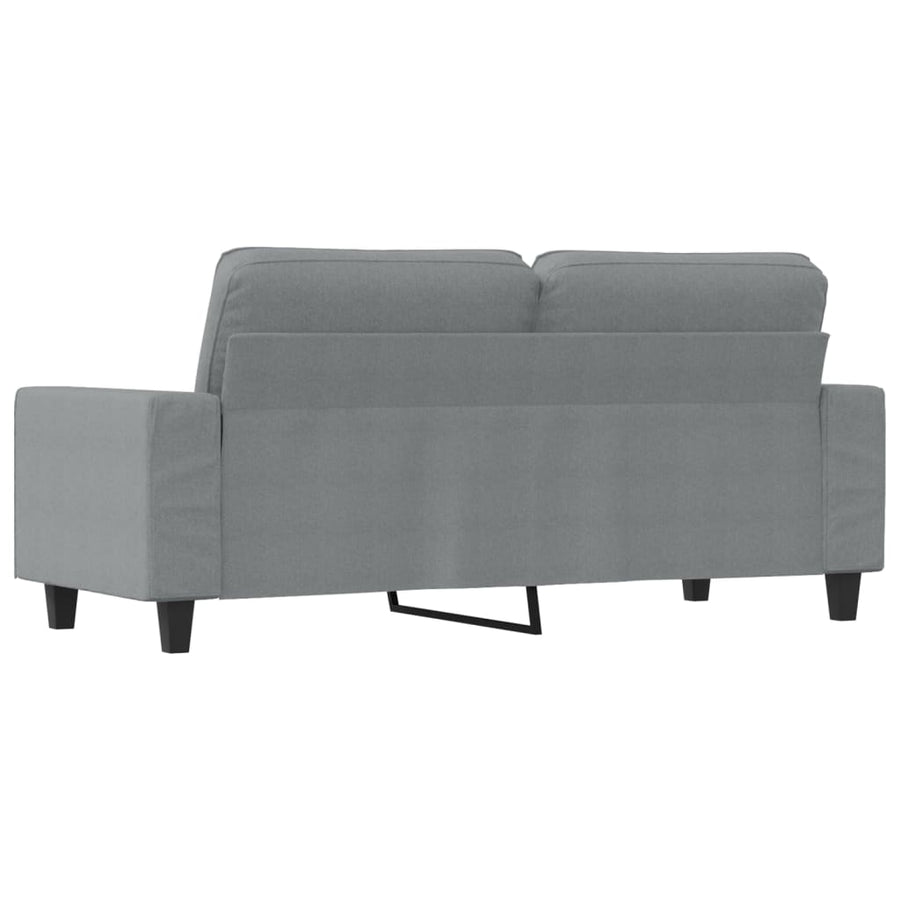 Tweezitsbank Stof 140 cm Lichtgrijs