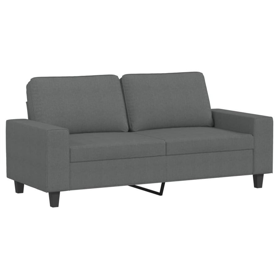 Tweezitsbank Stof 140 cm Donkergrijs