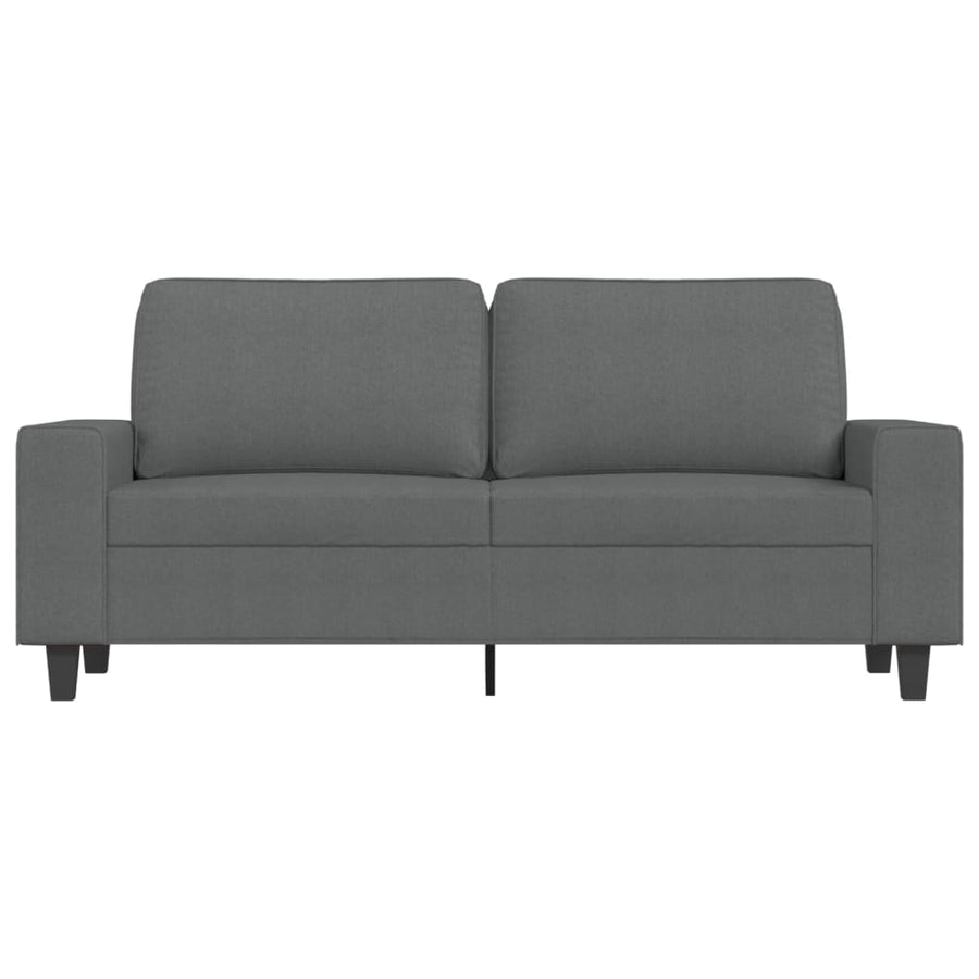 Tweezitsbank Stof 140 cm Donkergrijs