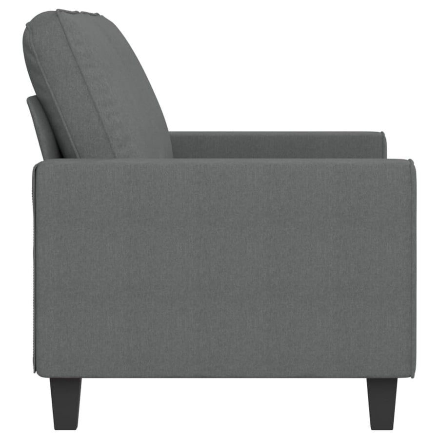 Tweezitsbank Stof 140 cm Donkergrijs