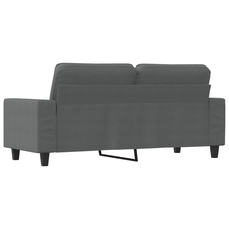 Tweezitsbank Stof 140 cm Donkergrijs