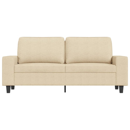 Tweezitsbank Stof Kleurig 140 cm Crème