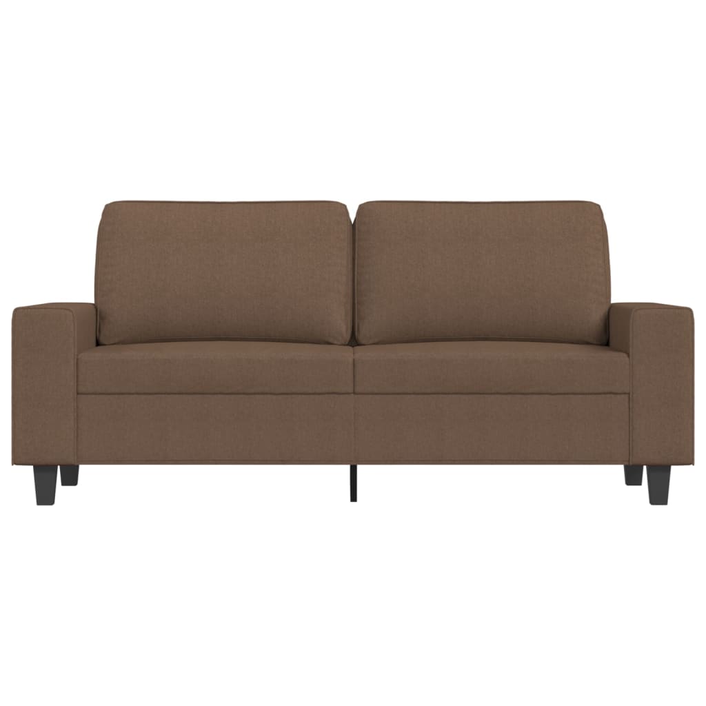 Tweezitsbank Stof 140 cm Bruin