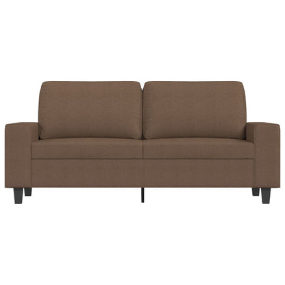 Tweezitsbank Stof 140 cm Bruin