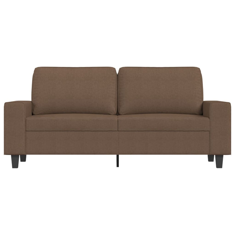 Tweezitsbank Stof 140 cm Bruin