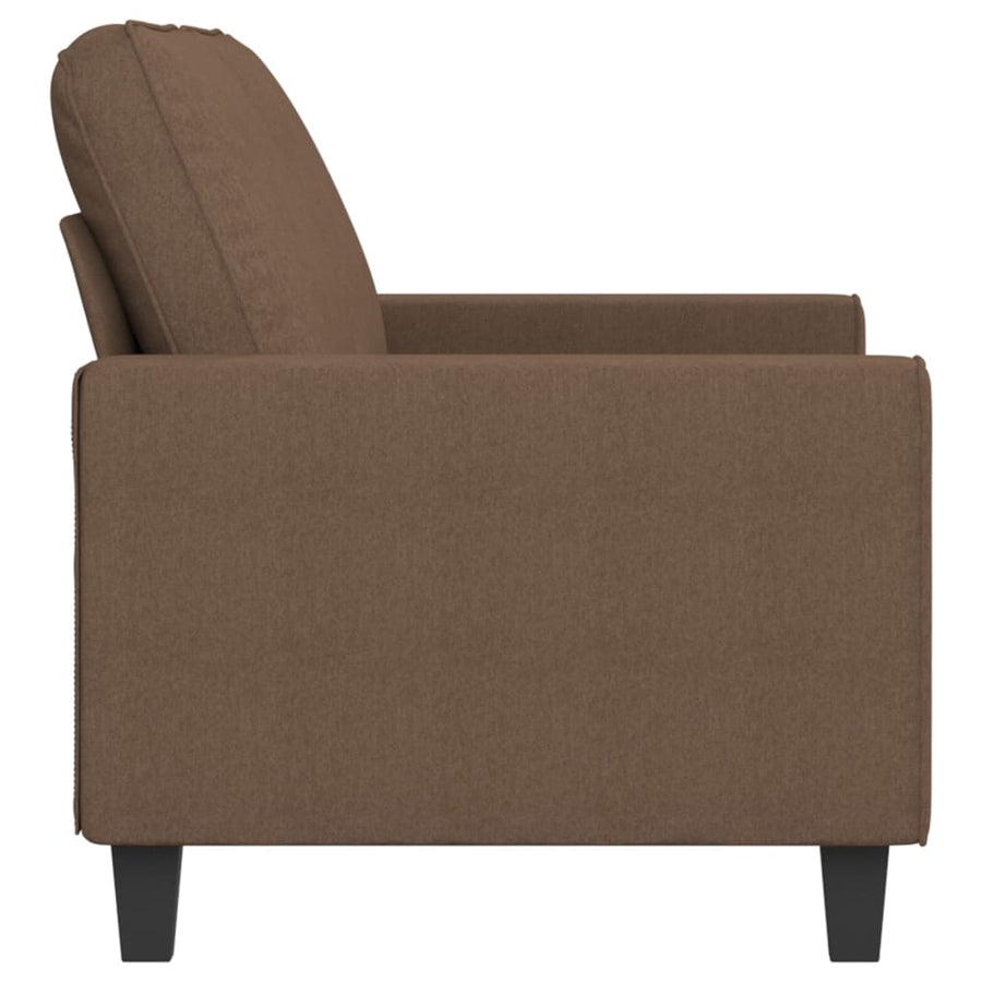 Tweezitsbank Stof 140 cm Bruin