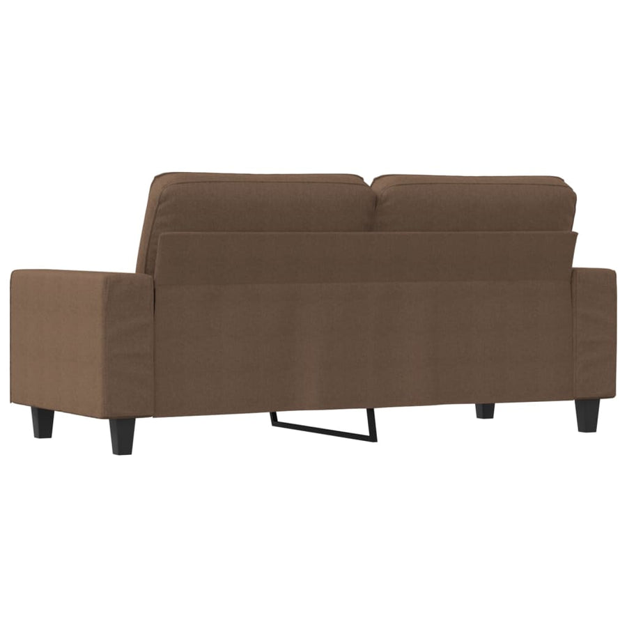 Tweezitsbank Stof 140 cm Bruin