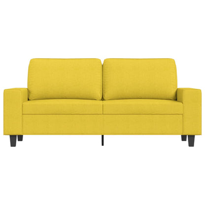Tweezitsbank Stof 140 cm Lichtgeel