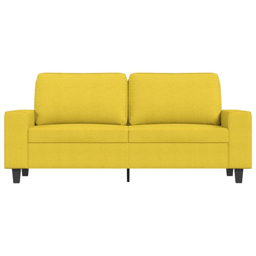 Tweezitsbank Stof 140 cm Lichtgeel
