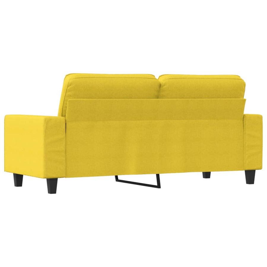 Tweezitsbank Stof 140 cm Lichtgeel