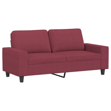 Tweezitsbank Stof 140 cm Wijnrood