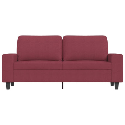 Tweezitsbank Stof 140 cm Wijnrood