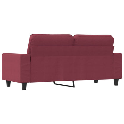Tweezitsbank Stof 140 cm Wijnrood