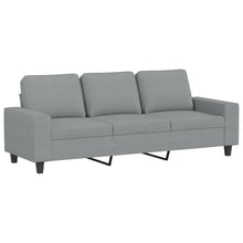Driezitsbank Stof 180 cm Lichtgrijs