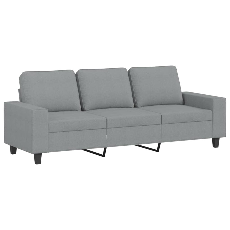 Driezitsbank Stof 180 cm Lichtgrijs