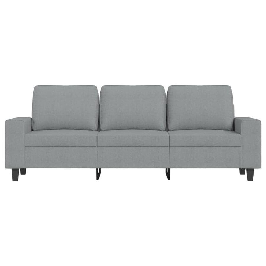 Driezitsbank Stof 180 cm Lichtgrijs
