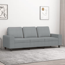 Driezitsbank Stof 180 cm Lichtgrijs