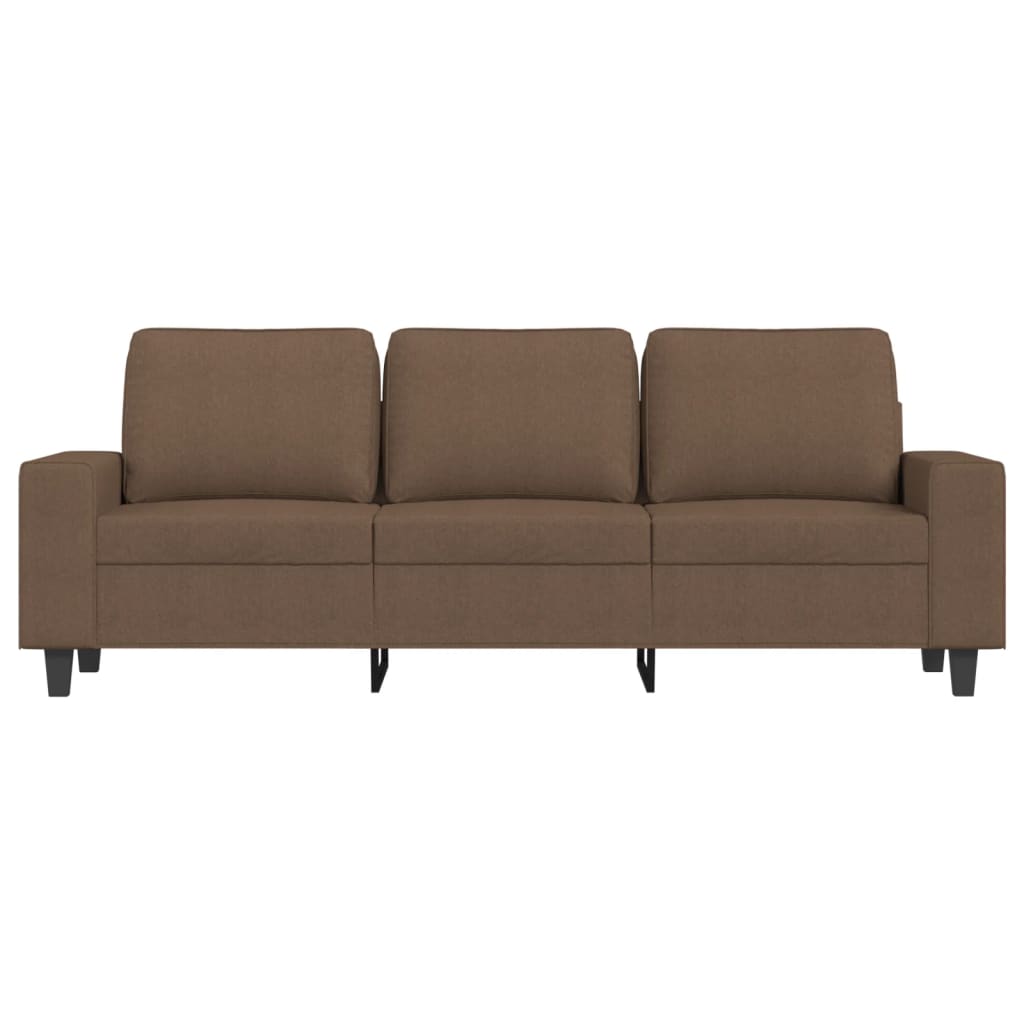 Driezitsbank Stof 180 cm Bruin