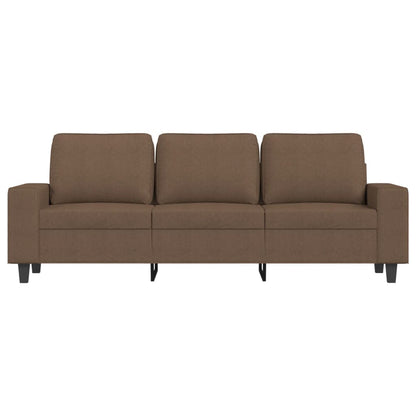 Driezitsbank Stof 180 cm Bruin