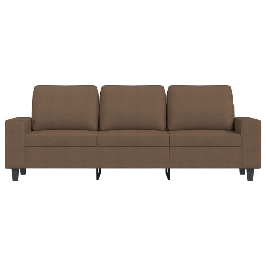Driezitsbank Stof 180 cm Bruin