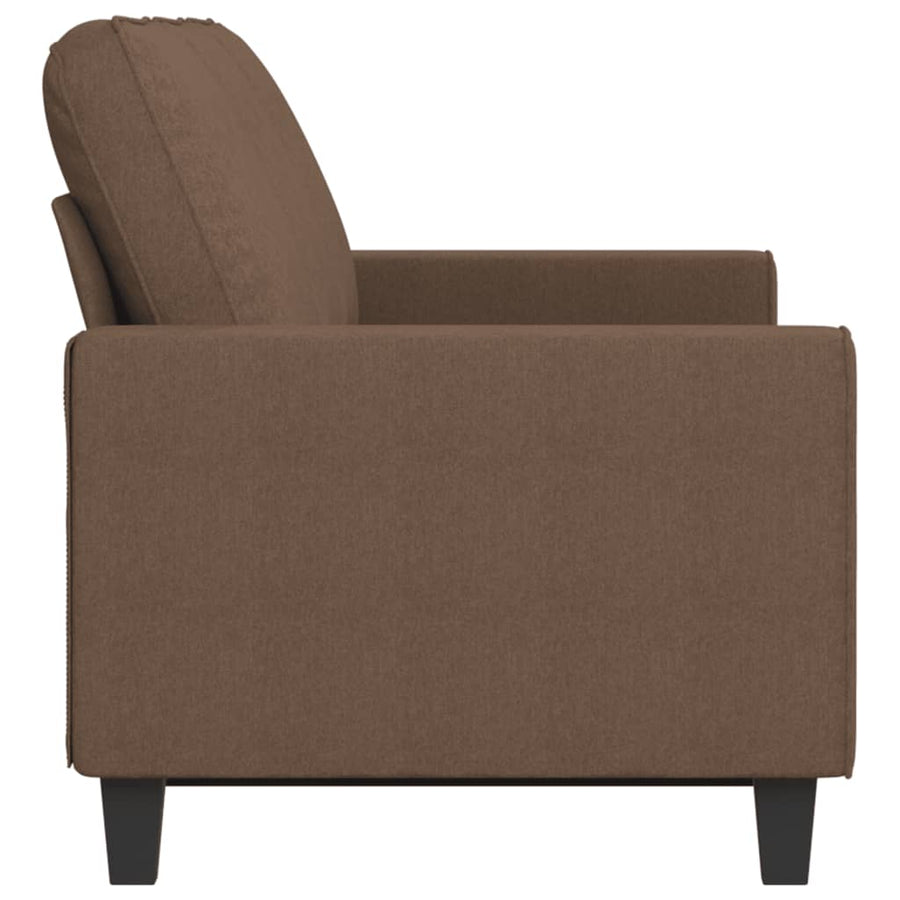 Driezitsbank Stof 180 cm Bruin