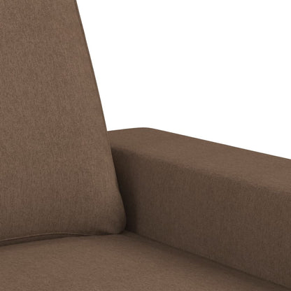 Driezitsbank Stof 180 cm Bruin