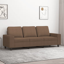 Driezitsbank Stof 180 cm Bruin