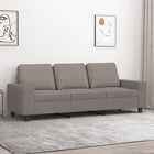 Three-seater sofa 180 cm fabric taupe