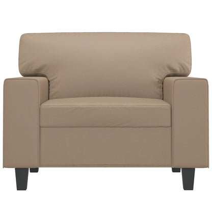 Fauteuil 60 cm kunstleer cappuccinokleurig 60 cm Cappuccino