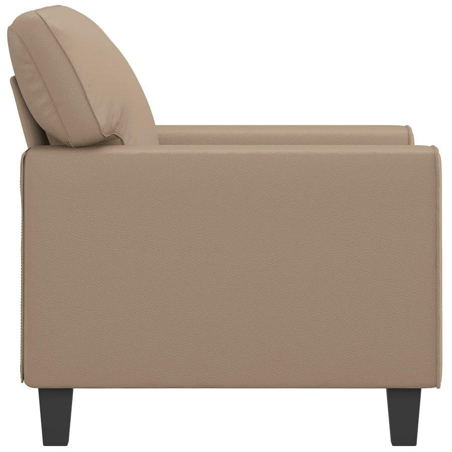 Fauteuil 60 cm kunstleer cappuccinokleurig 60 cm Cappuccino