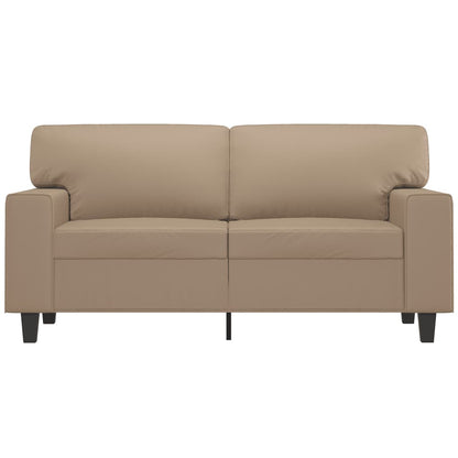 Tweezitsbank 120 cm kunstleer cappuccinokleurig 120 cm Cappuccino