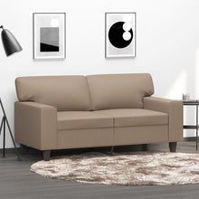 Tweezitsbank 120 cm kunstleer cappuccinokleurig 120 cm Cappuccino