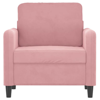 Fauteuil Fluweel Roze 60 cm