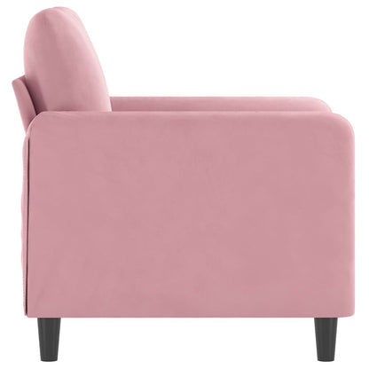 Fauteuil Fluweel Roze 60 cm