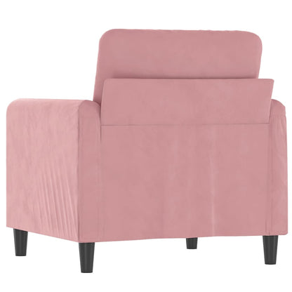 Fauteuil Fluweel Roze 60 cm