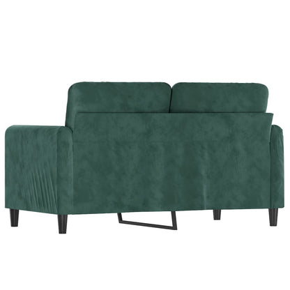 Tweezitsbank Fluweel 120 cm Donkergroen