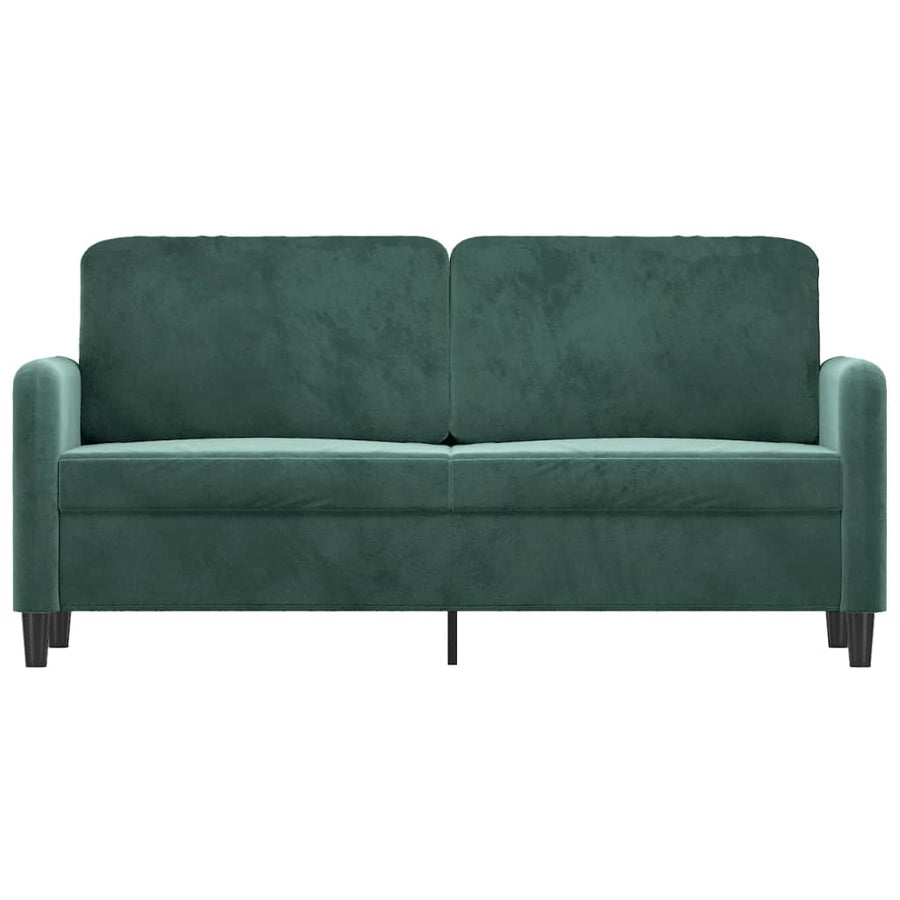 Tweezitsbank Fluweel 140 cm Donkergroen