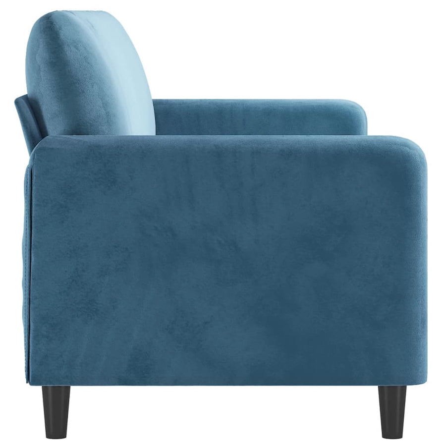 Driezitsbank Fluweel 180 cm Blauw