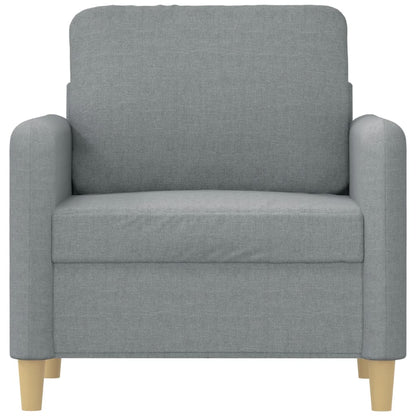 Fauteuil Stof 60 cm Lichtgrijs
