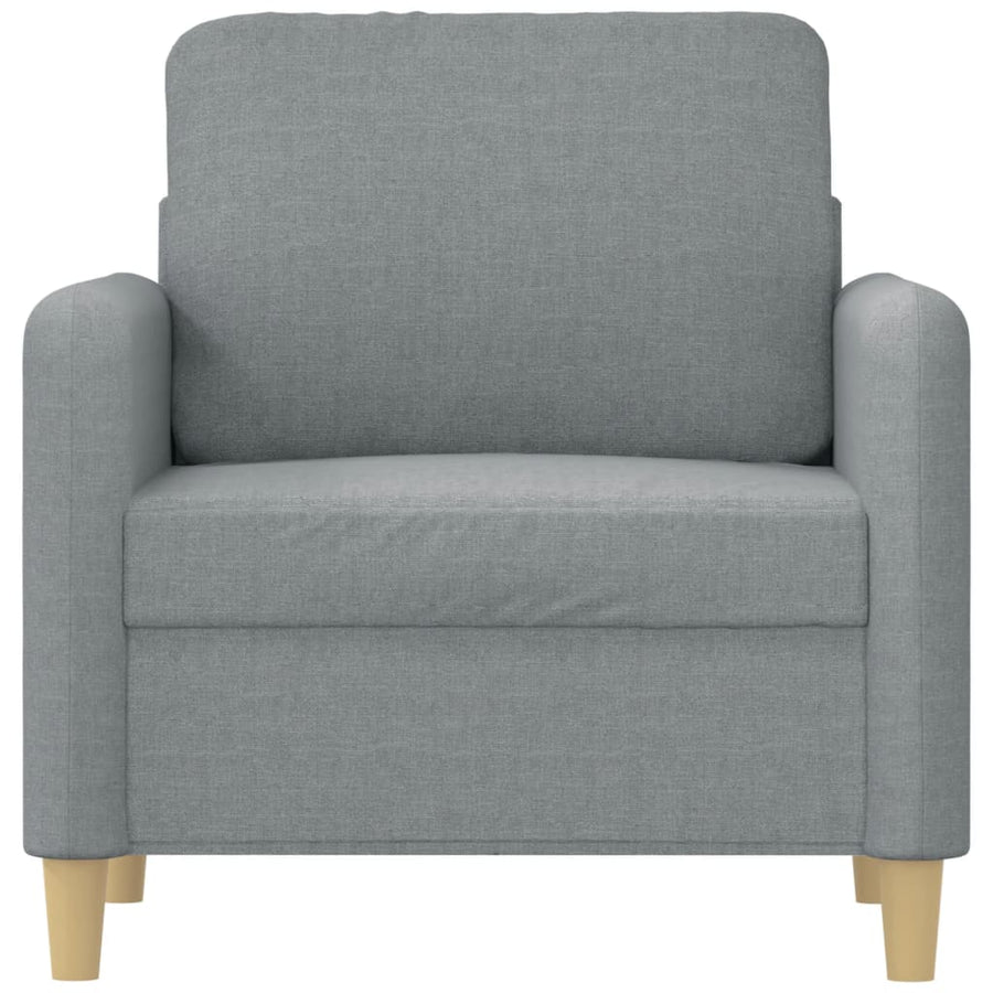 Fauteuil Stof 60 cm Lichtgrijs