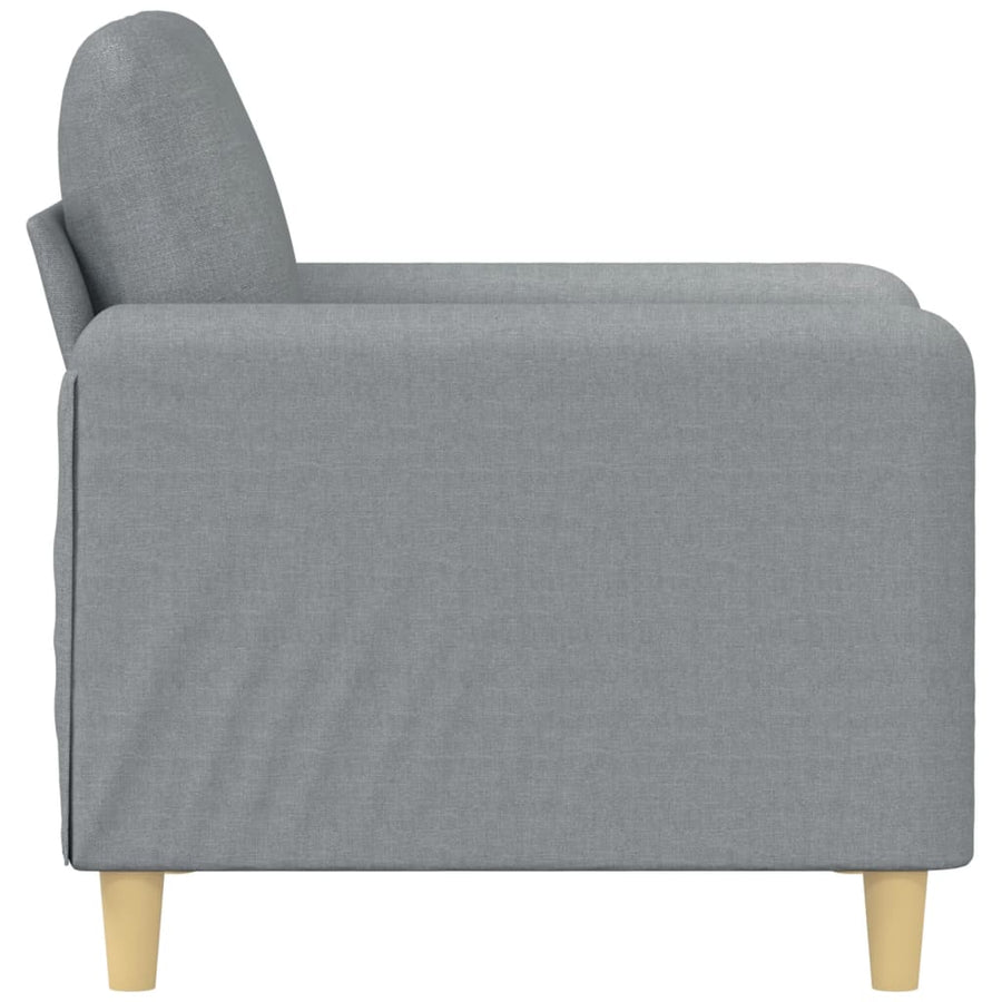 Fauteuil Stof 60 cm Lichtgrijs