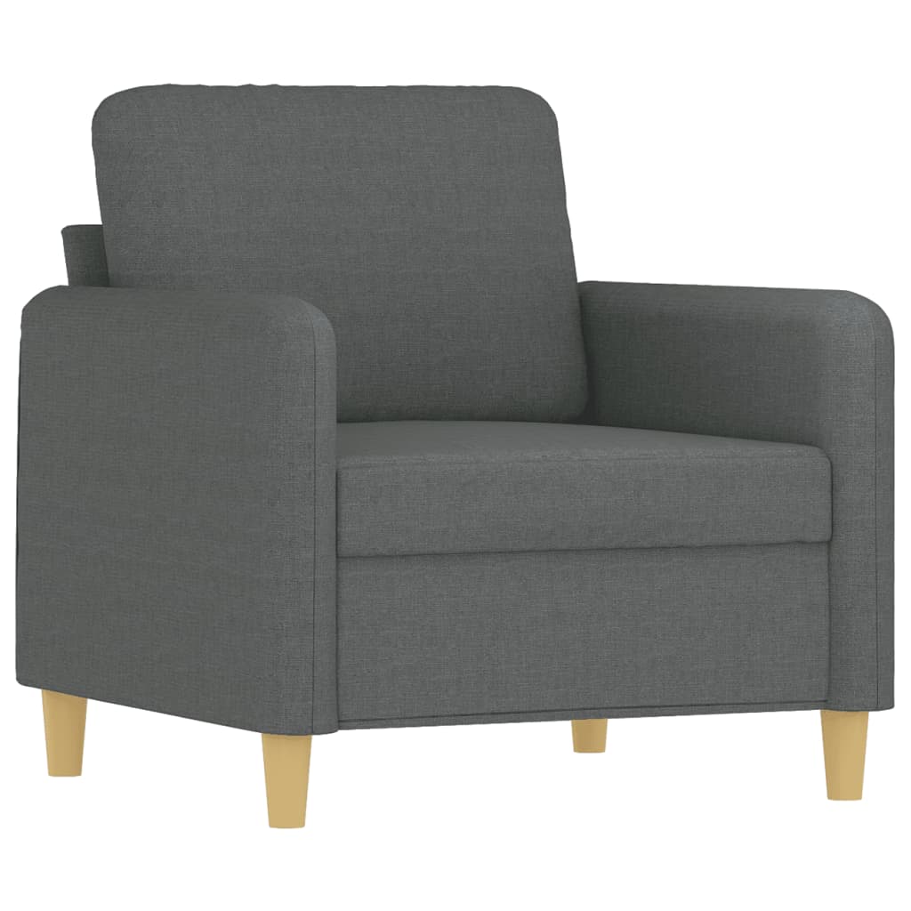 Fauteuil Stof 60 cm Donkergrijs